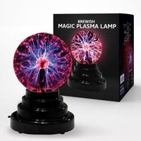3-Inch Magic Plasma Ball Lamp – Touch-Sensitive Science Toy With Purple Lightning, USB Or Battery Powered, Great For Decor, Parties, Or Gifts